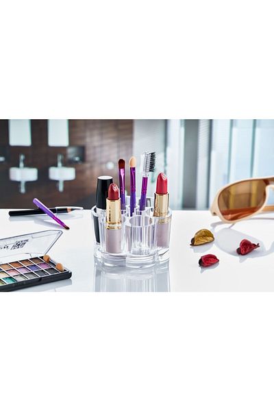 Lucena Daisy Lipstick Brush Makeup Organizer