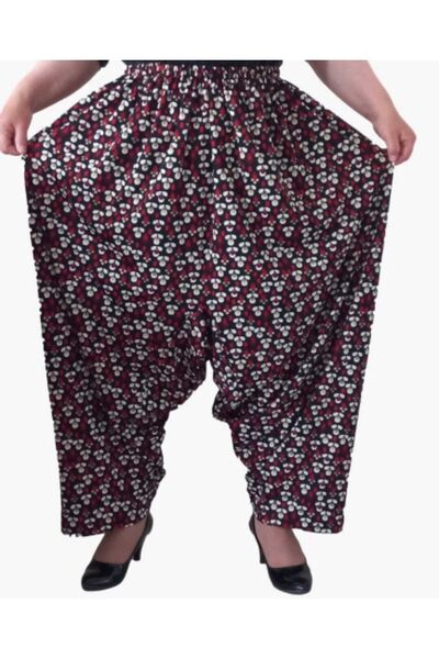 DESENLI GELINCIK Yukarıdan Ağlı Jarse Şalvar