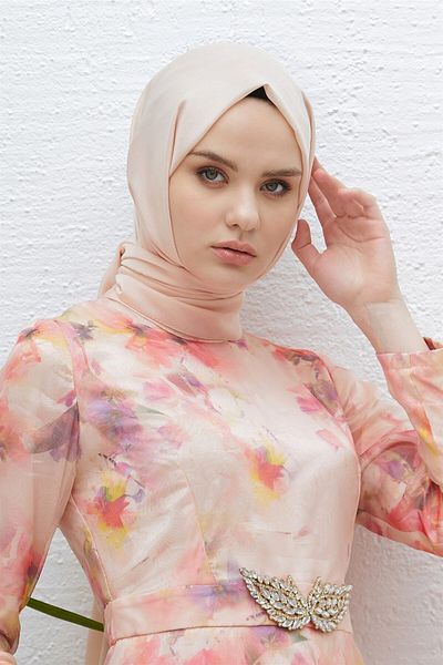 Loryan Shiny Monochrome Polina Shawl - Scarf, Evening Dress and Daily Use