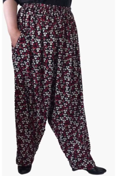 DESENLI GELINCIK Yukarıdan Ağlı Jarse Şalvar