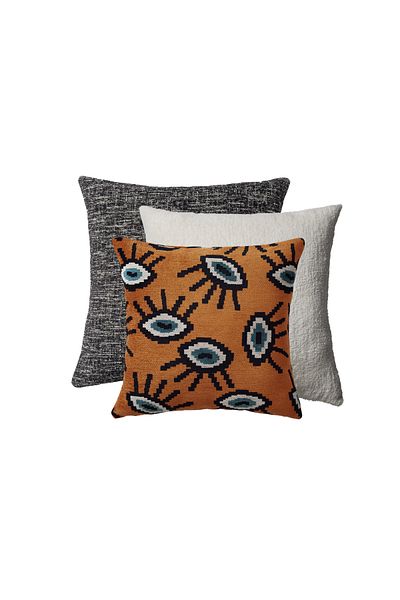 Fineroom Living Flap & Yonobi - Set de perne decorative din 3 piese (pernă interioară inclusă)