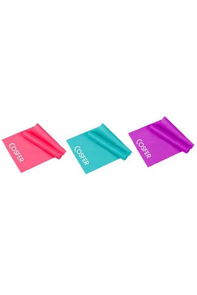 Cosfer Pilates Tape 90 Cm x 7.5 Cm Triple Set