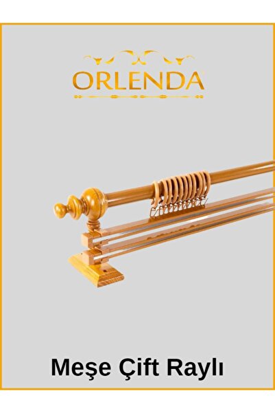 Orlenda Drvena aluminijumska cev sa hrastovim drvetom, rustična karnišna, dvo...