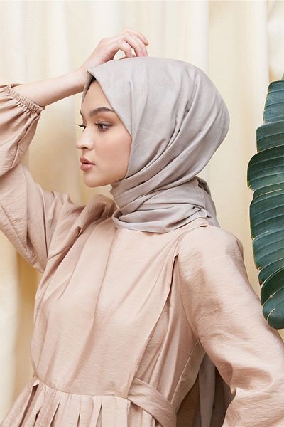 Loryan Kianna Mink Shawl - Leaf Pattern, Cotton Jacquard