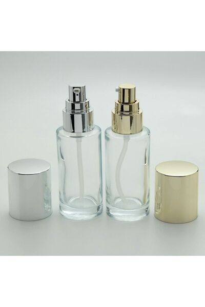 D&B YOL Krem Ve Losyon Şişesi 50 ml (2 ADET) (TEKRAR DOLDURULABİLİR) Boş Şeff...