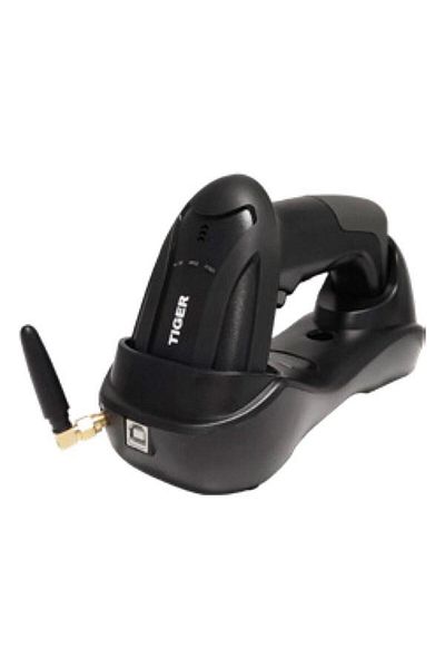 PERKON Tiger Ls42 - ماسح ضوئي لاسلكي وباركود 1D/2D مع حامل