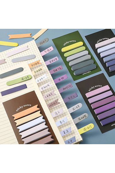sibga tasarım Color Postit Post-it Post ItBookmark Bookmark Postit Sticker Note Paper Paper Postit 120 Sheets