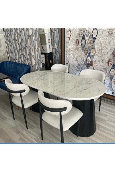 iclalofis 3’lü Metal Polo Mutfak Sandalyesi Salon Sandalyesi Cafe Restoran Sandalyesi