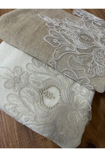 Çeyiz Bahçesi Πετσέτα χεριών Lara Double Velvet