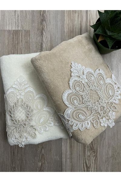 Çeyiz Bahçesi Emerald Velvet Hand and Face Towel 50/90cm