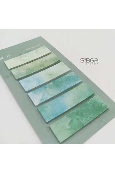 sibga tasarım Color Postit Post-it Post ItBookmark Bookmark Sticker Note Paper Paper Postit 120 Sheets
