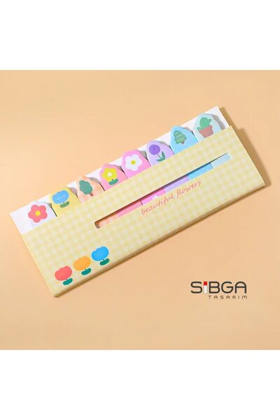 sibga tasarım Çocuklar Için Renkli Postit Post-it Post It. Kitap Ayracı Ayraç Sticker Not Kağıdı Kağıt 120 Yaprak