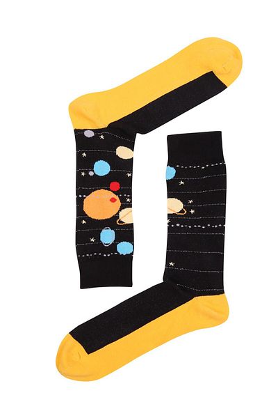 The Socks Company Ανδρικές μαύρες κάλτσες 15kdcr109e-μαύρες