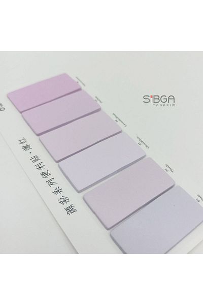sibga tasarım Color Postit Post-it Post ItBookmark Bookmark Sticker Note Paper Paper Postit 120 Sheets
