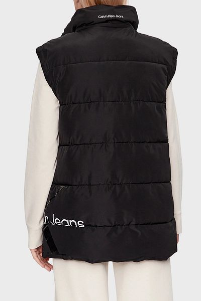 Calvin Klein Women's Black Vest with Brand Logo Suitable for Daily Use J20j221734-beh