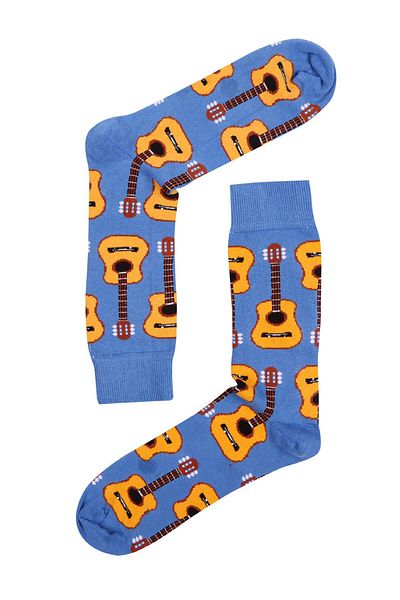 The Socks Company Șosete albastre pentru bărbați 15kdcr143e-albastru