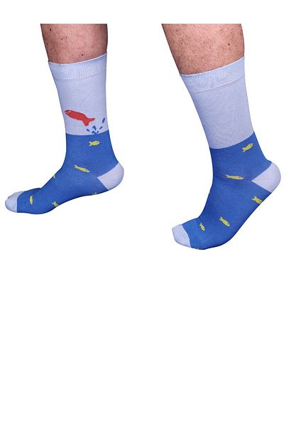 The Socks Company Ανδρικές κάλτσες μπλε 15kdcr120e-μπλε