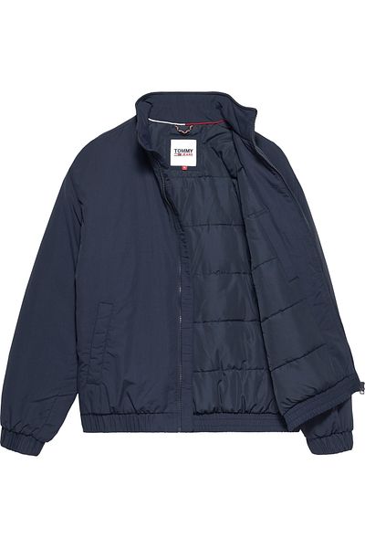 Tommy Hilfiger Men's Brand Logo Suitable for Daily Use Navy Blue Coat Dm0dm17238-C87