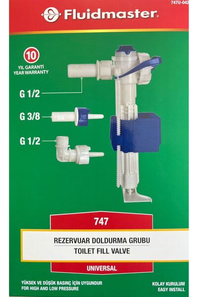 Fluidmaster Gömme Rezervuar Doldurma Grubu(VİTRA-SEREL-KALE-CREAVİT-BOCCHİ UYUMLU DOLDURMA(ŞAMANDIRA) Grubu