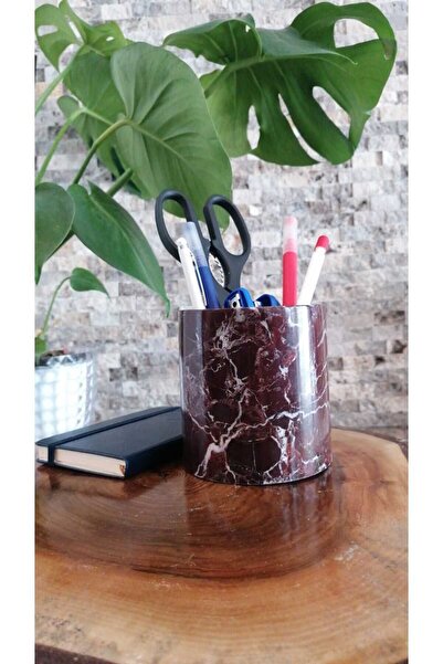 Zeybek Marble Suport pentru stilou din marmură naturală și accesoriu de birou