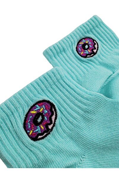 Shuttle Park Унисекс чорапи за колеж с щампа на комикси и понички