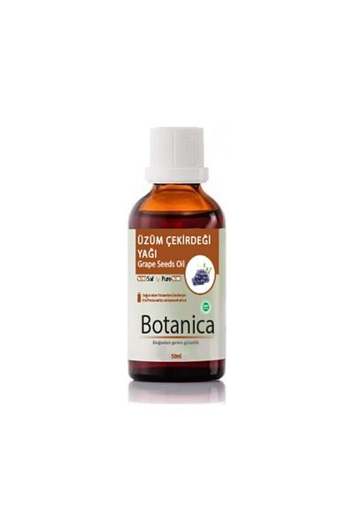 botanica زيت بذور العنب Vitis Vinifera - زيت العناية بإصلاح الجروح وإزالة علامات التمدد 50 مل