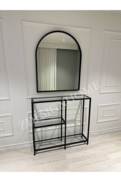 zdesignhome 80x100 Cm Ayna + 90x25x100 Cm Dresuar Takım