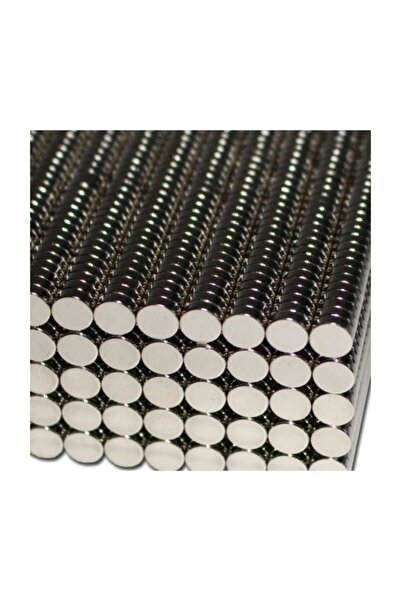 Magical Magnet 50 Adet 8mm X 1mm Yuvarlak Güçlü Neodyum Mıknatıs Magnet,