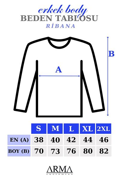 marmara qumasch Men's Crew Neck White T-shirt - Pack of 2, Long Sleeve, 100% Cotton Rib