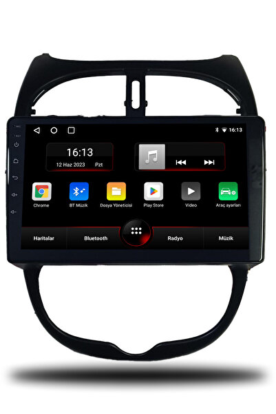 Genel Markalar Peugeot 206 Android Carplay Multimedya 1999-2011 6GB RAM + 128Gb Hafıza + 8 Çekirdek