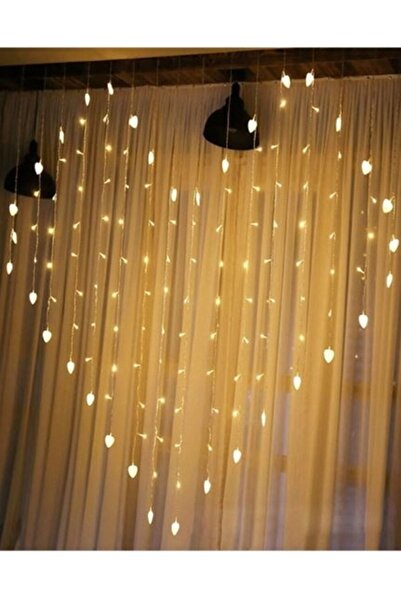 gaman Gün Işığı Kalp Şekilli Perde Led 200cm*140cm Yeni Animasyonlu Perde Led...