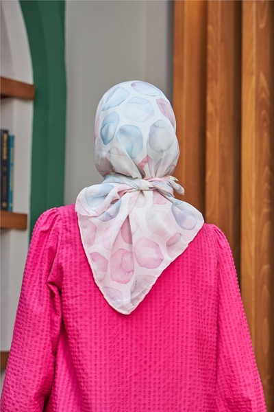 İpekhan Φουλάρι Bloom Powder Cotton Viscose