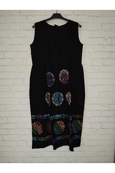 anne moda ankara Rochie de vara cu imprimeu cu pietre marime standard