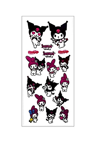 Mecit Tuhafiye KUROMİ HELLO KİTTY ÇOCUK İÇİN GEÇİCİ DÖVME