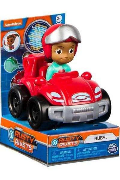 YM Toys لعبة مجسمات صغيرة مرخصة من Rusty Rivets - سيارة روبي