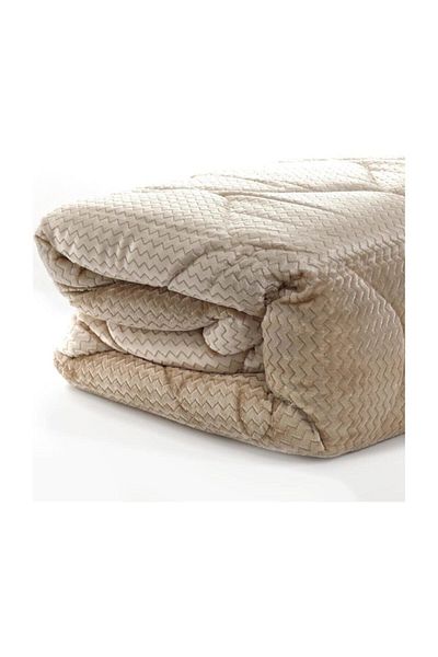 Merinos لحاف مايكرو متعرج بيج