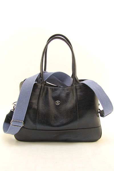 HNB Black Casual Multi-Compartment Women's Shoulder Bag