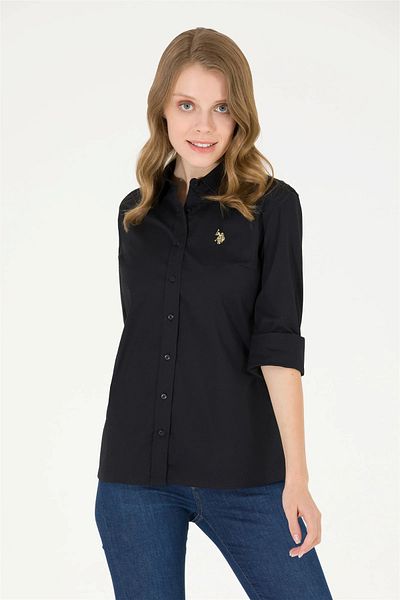 U.S. Polo Assn. SALY023Y Cămașă Slim Fit cu mânecă lungă pentru femei