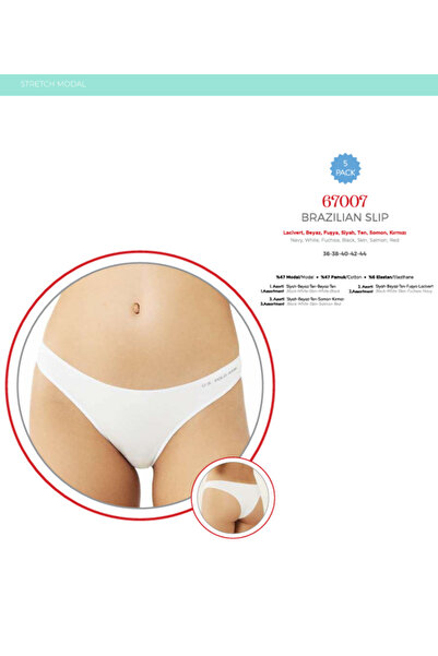 Fily 5 عبوات US.POLO.ASS.سراويل داخلية برازيلية مشروط - ملابس داخلية