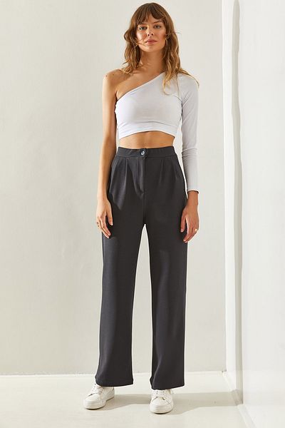 Bianco Lucci Palazzo Cut Lycra női nadrág -60251311