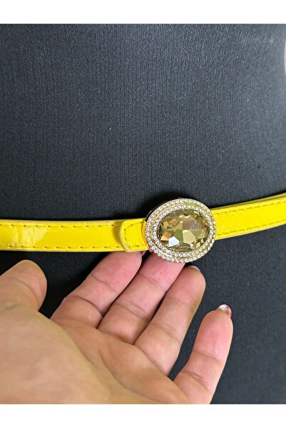 Gönülden Tasarım Камінь Детальний 110x1 см Жіночий Ремінь - CAM