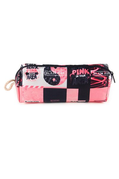 AlpCollection Blackpink K-Pop Patterned - Zippered Pen Holder and Makeup Bag