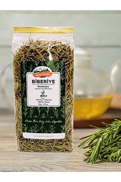Karşı Köyden Biberiye Kurusu, Biberiye Yaprağı, Kuş Dili, Rosmarinus Officinalis, 50 G