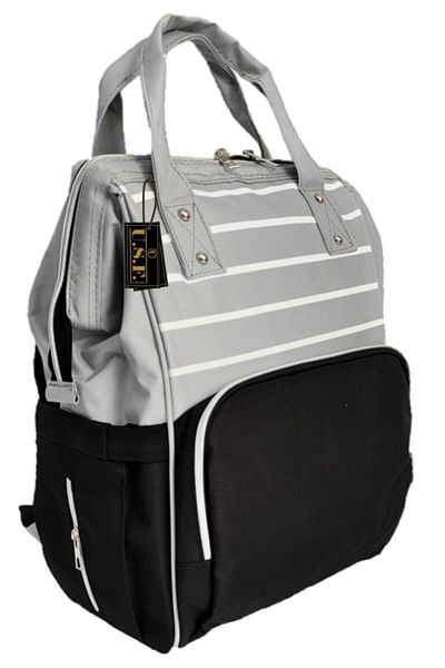USF Baby Care Backpack Mother Baby Care Backpack Light Grey-black