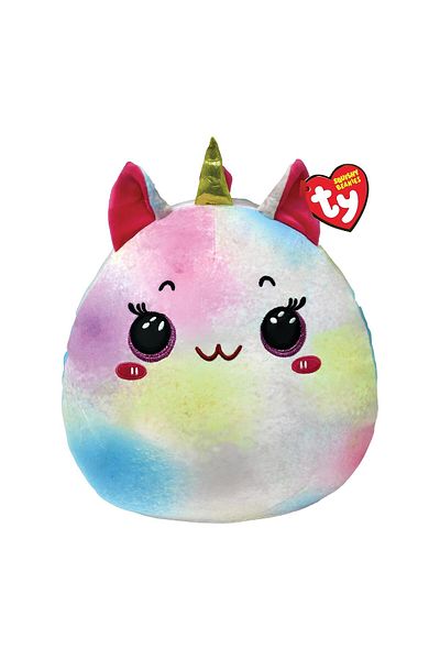 TY Beanie Boos Maisie Colorful Unicorn Squishy TY Beanies - 25 سم