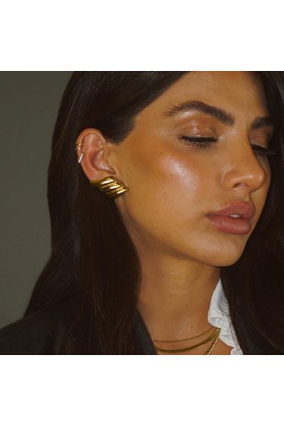 Goldmine Twist Women's Earrings