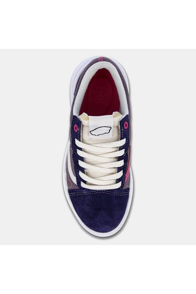 Vans Women Old Skool Over Lace Up Shoes, Dark Blue