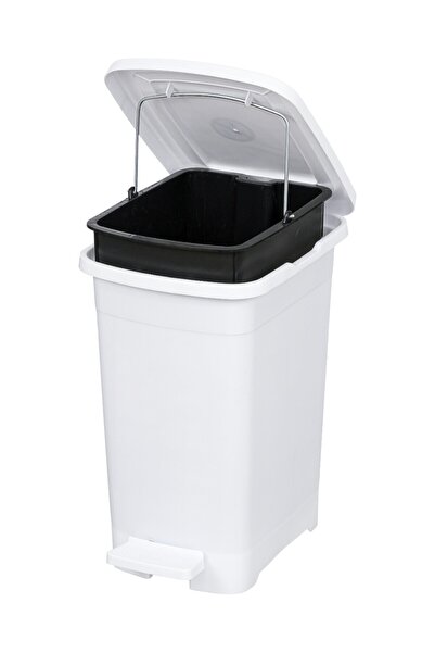 Elif İç Kovalı Slim Pedallı Çöp Kovası: 15 Litre