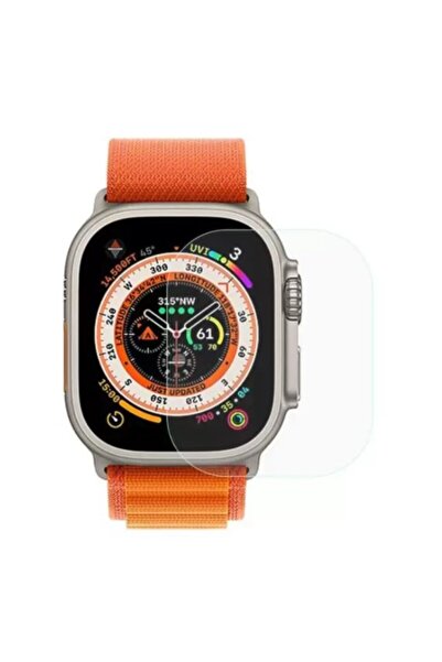 Genel Markalar Apple Watch Ultra 49mm 2 Adet Uyumlu Şeffaf Ultra koruyucu Nan...