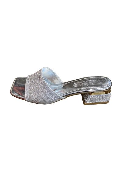 Shoes Papuci de damă sclipici cu toc mic